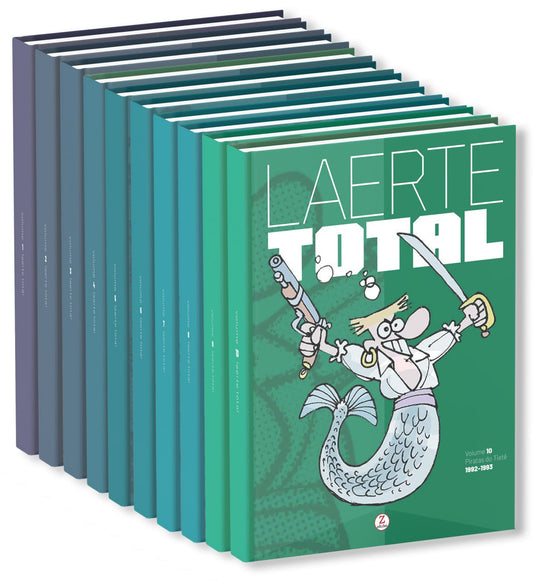 LAERTE LUXO TOTAL - 10 volumes capa dura (Pré Venda)