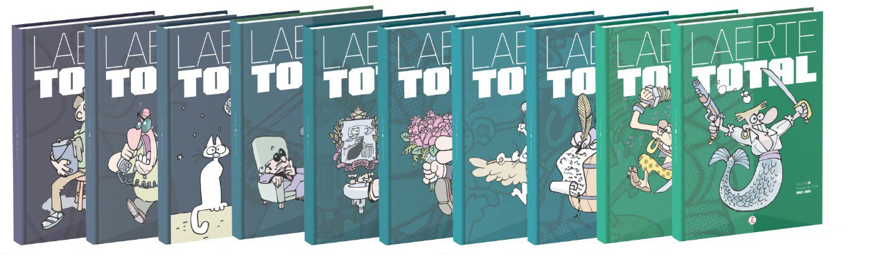 LAERTE LUXO TOTAL - 10 volumes capa dura