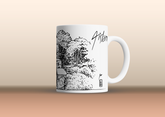 Caneca Aislam "casas" Branca - Líbero (Pré venda)