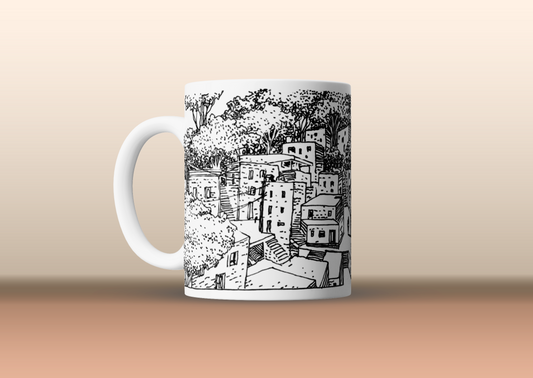 Caneca Aislam "casas" Branca - Líbero (Pré venda)