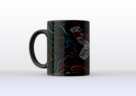 Caneca Aislam "Fitas" Preta - Líbero (Pré venda)