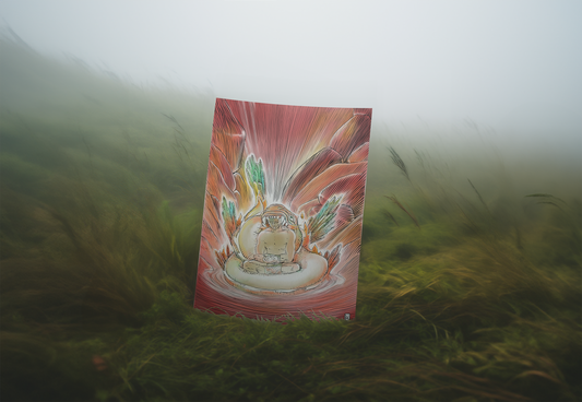 Poster A3 Aislam "dragão" - Líbero (Pré venda)