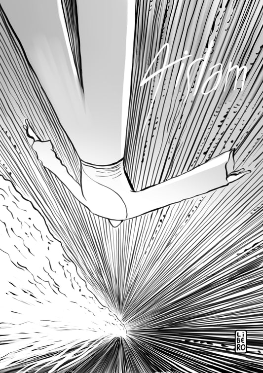 Poster A3 Aislam "voo" - Líbero (Pré venda)