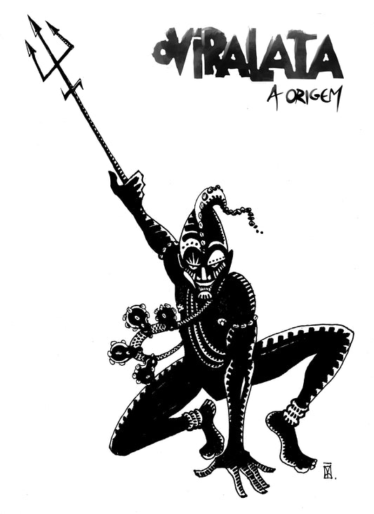 Poster A3 O Vira Lata "Exu"- Paulo Garfunkel (Pré venda)