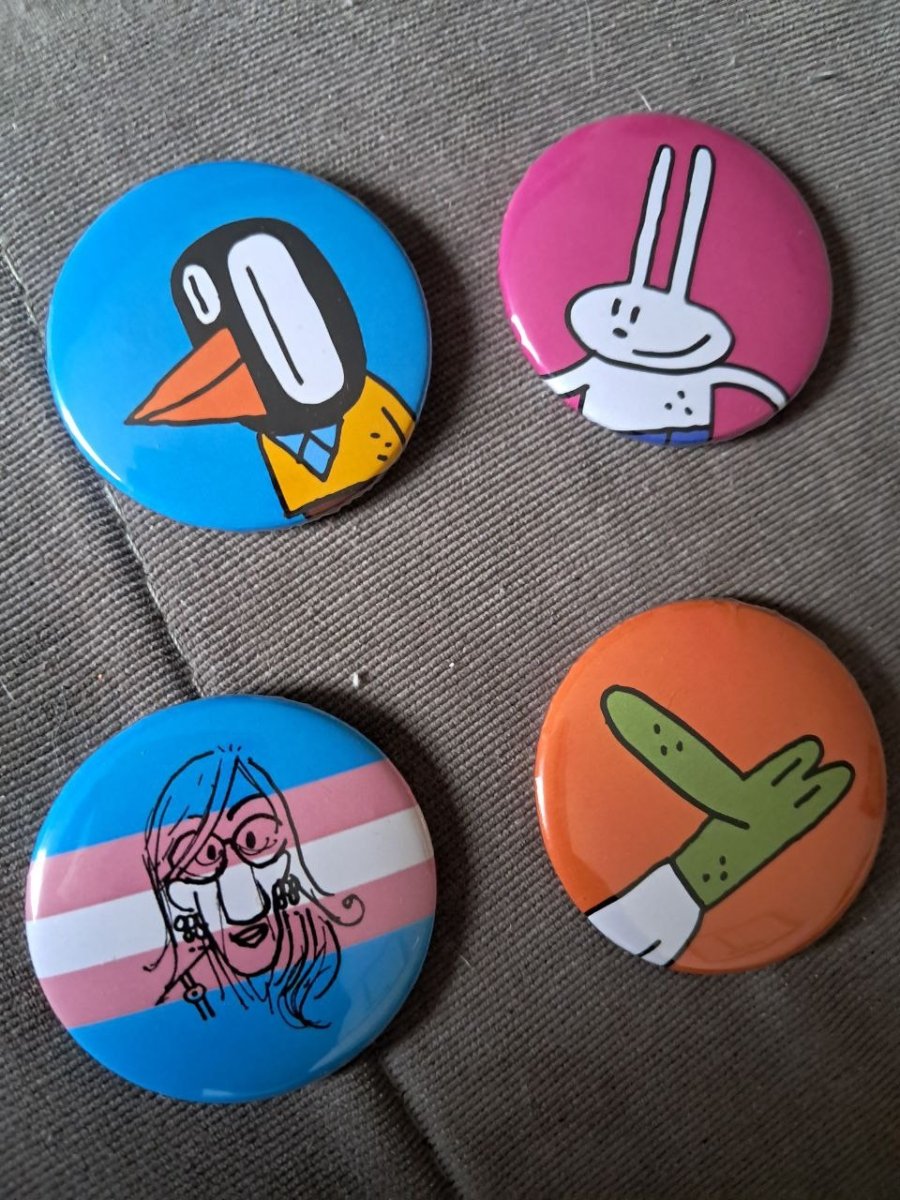 Bottons Bicudinho - Valter, Tati e Robertinho - Z•Stores