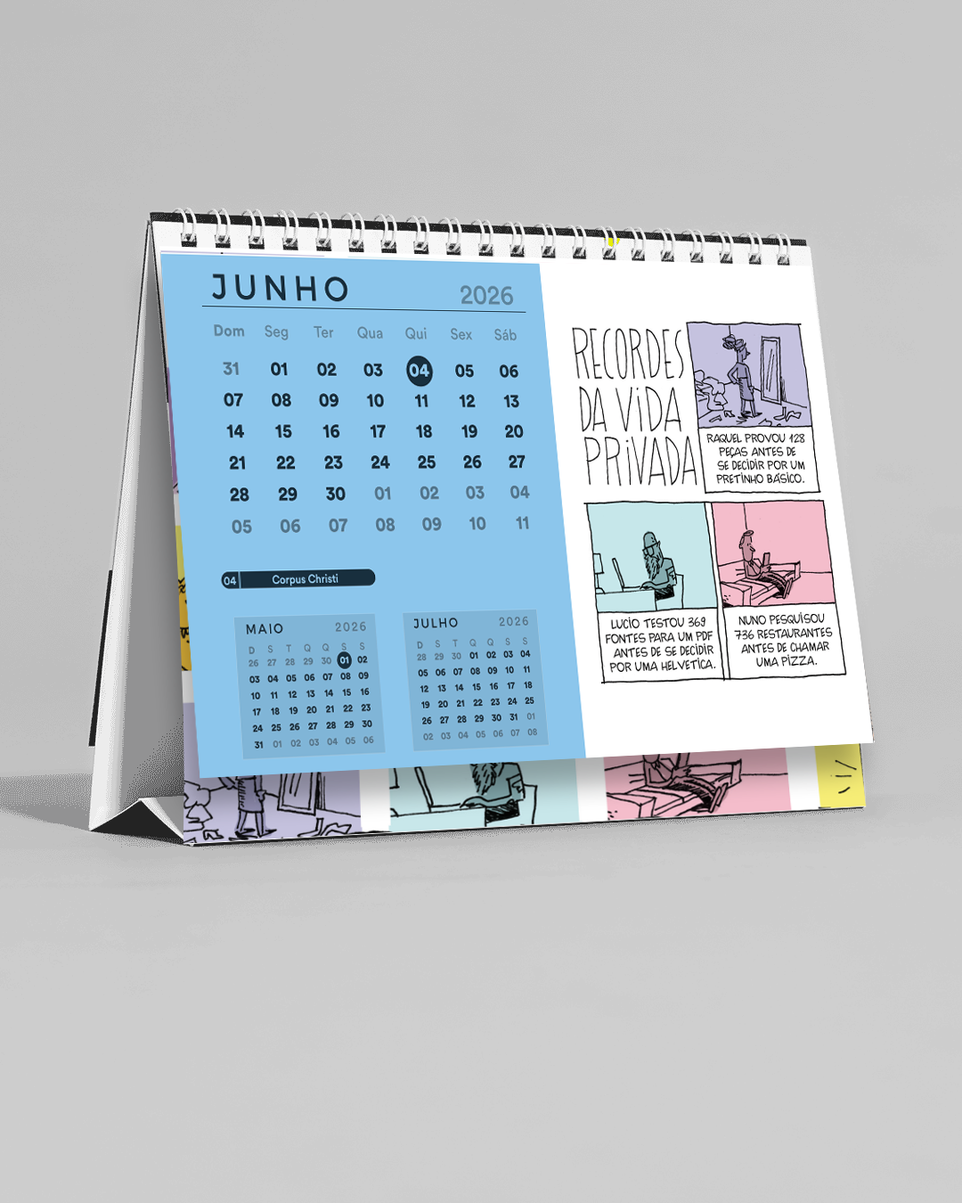 O Calendário dos Recordes de Galhardo - de Mesa - Pré Venda