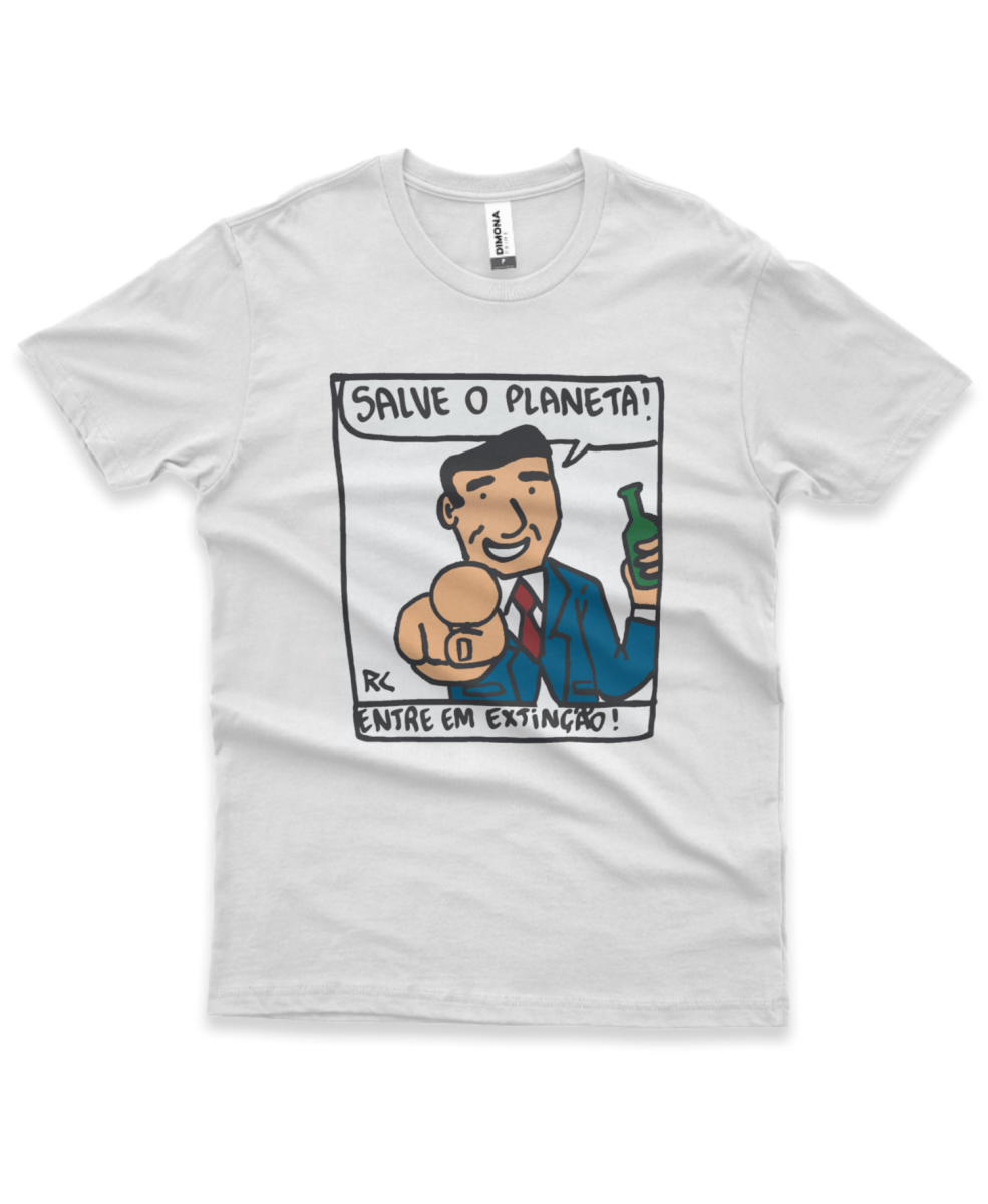Camiseta Salve o Planeta - Renan César - Z•Stores