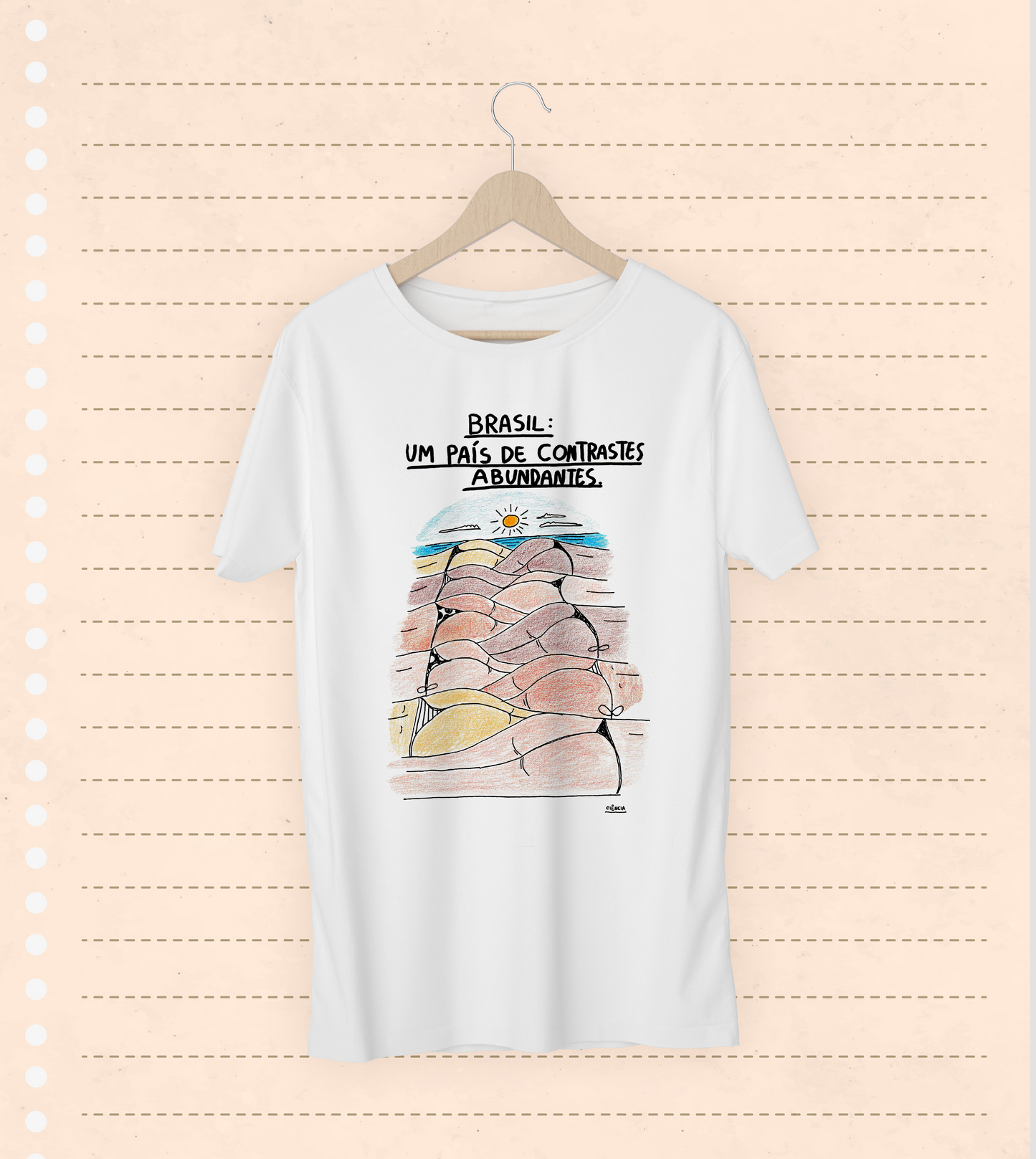Camiseta "Brasil" - Paulo Ciência