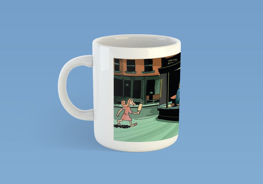 Caneca - Adão Iturrusgarai - Hopper Nighthawks - Z•Stores