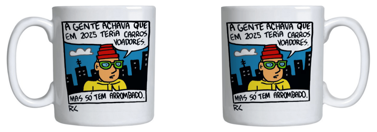 Caneca Carros Voadores - Renan César - Z•Stores