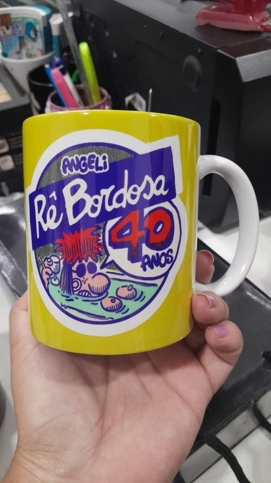 Caneca Rê Bordosa 40 anos - Angeli - Z•Stores