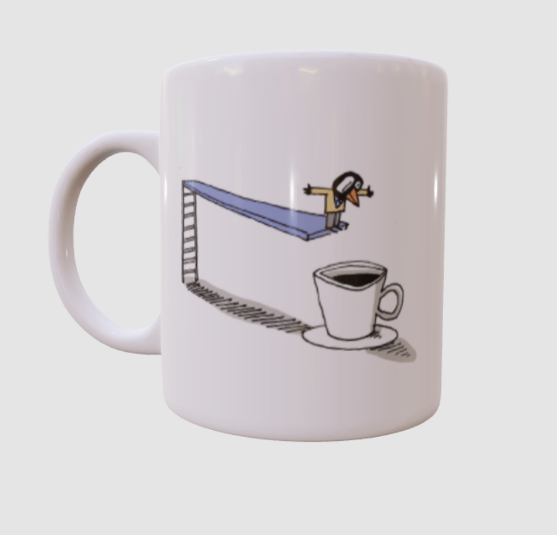 Caneca Valter Piscina de Café - Bicudinho - Caco Galhardo - Z•Stores