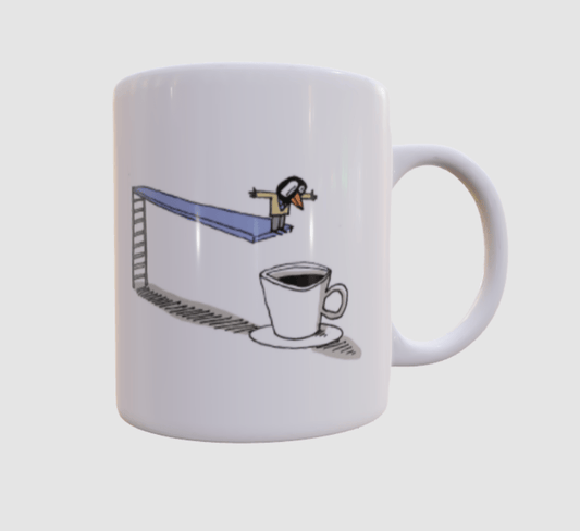 Caneca Valter Piscina de Café - Bicudinho - Caco Galhardo - Z•Stores