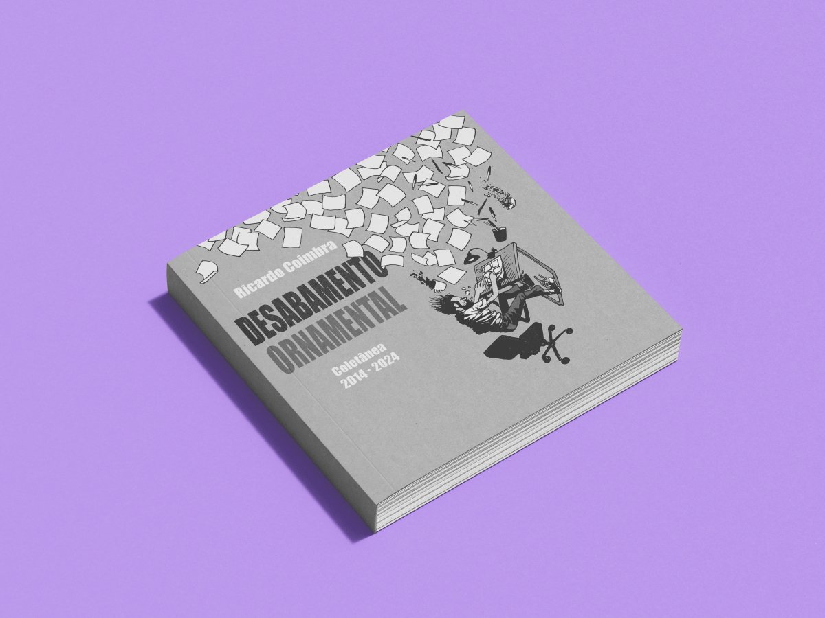 Desabamento Ornamental - 28 cm x 28 cm, Capa Couché, Miolo Offset - Ricardo Coimbra (Pré Venda) - Z•Stores