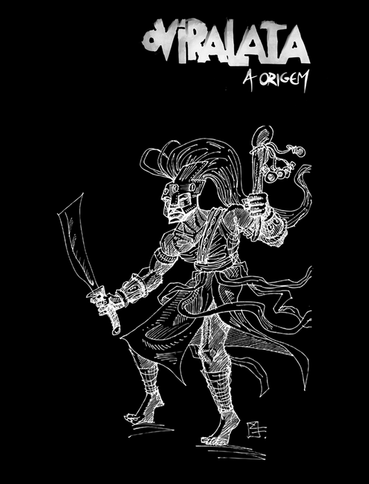 Camiseta O Vira Lata "Ògún Sòhòkè" - Paulo Garfunkel (Pré venda)