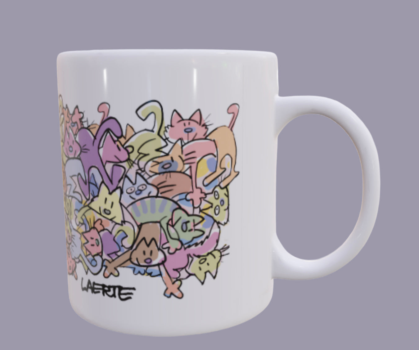 Caneca - Laerte - Festa dos Gatinhos