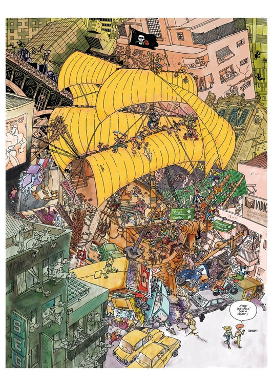 Pôster Piratas do Tietê - Laerte - Colorido - Z•Stores