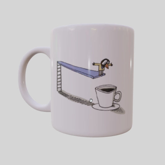 Caneca Valter Piscina de Café - Bicudinho - Caco Galhardo