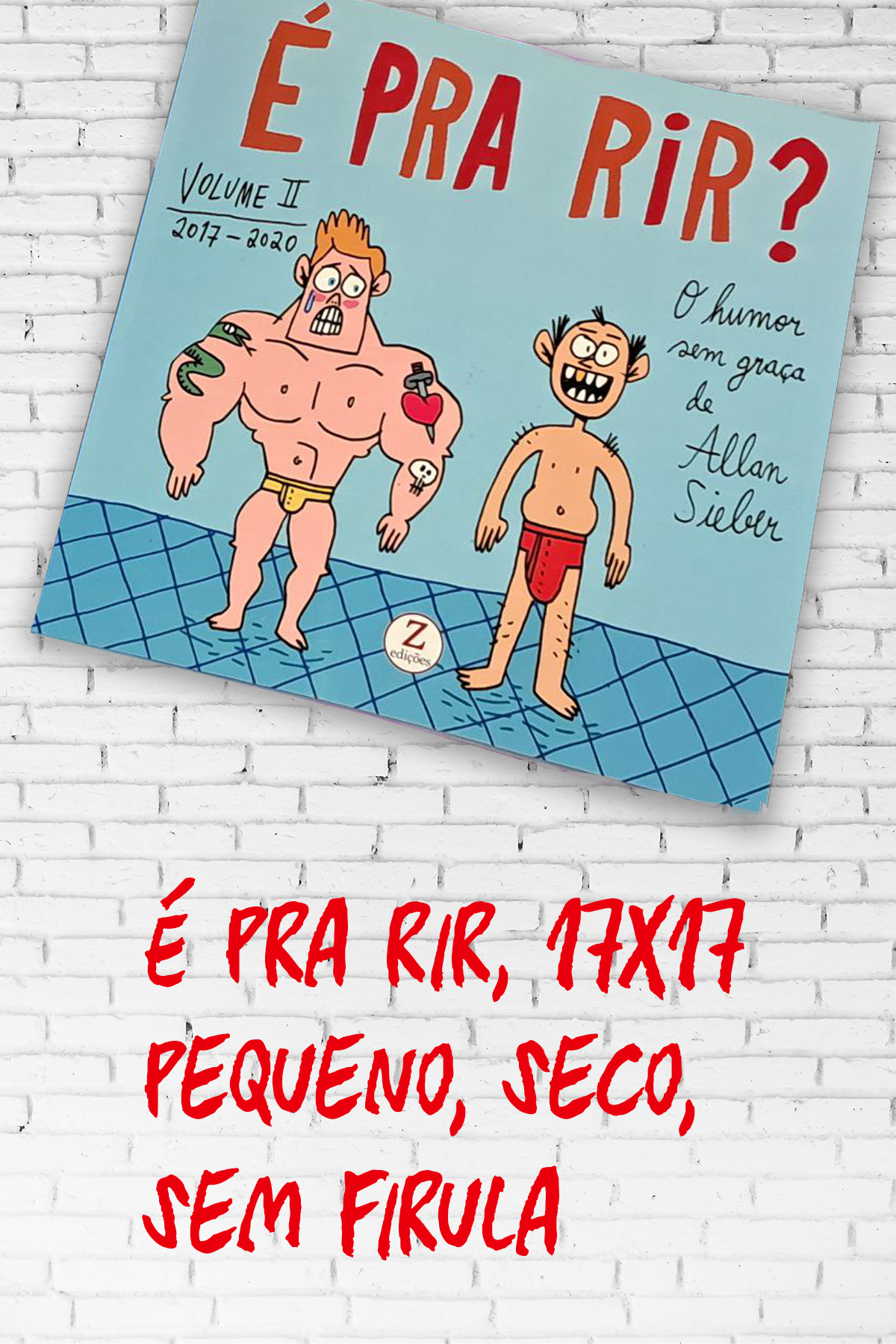 É Pra Rir? Vol. 2 - 2017-2020 - 17x17 Capa Flexível - Allan Sieber