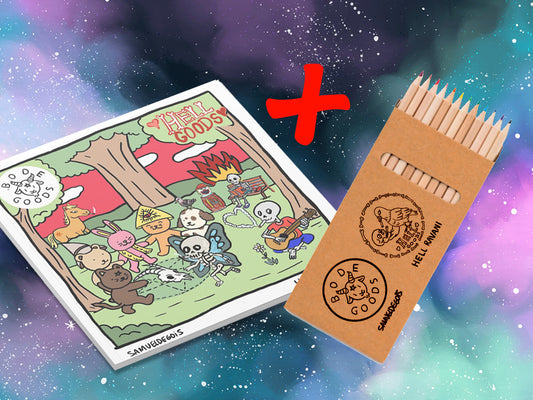 Bode Goods & Hell Goods com Lápis de Cor