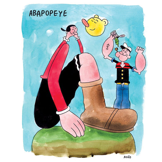 Art Print - Adão Iturrusgarai - Abapopeye - Z•Stores