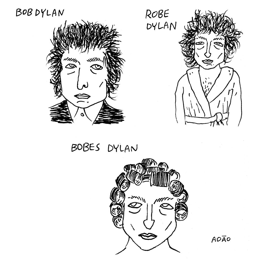Art Print - Adão Iturrusgarai - Bobes Dylan - Z•Stores