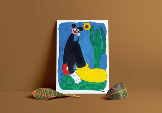 Art Print - Adão Iturrusgarai - Mickeyporu