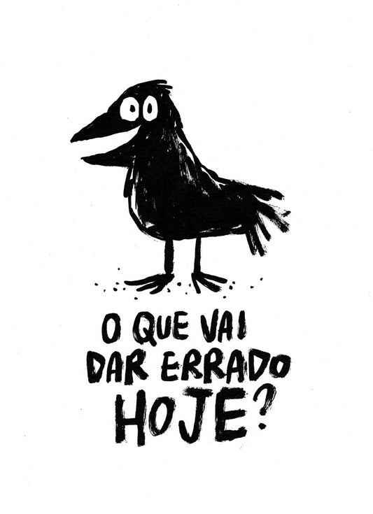 Caneca Corvo Vai Dar Errado - Allan Sieber - Z•Stores