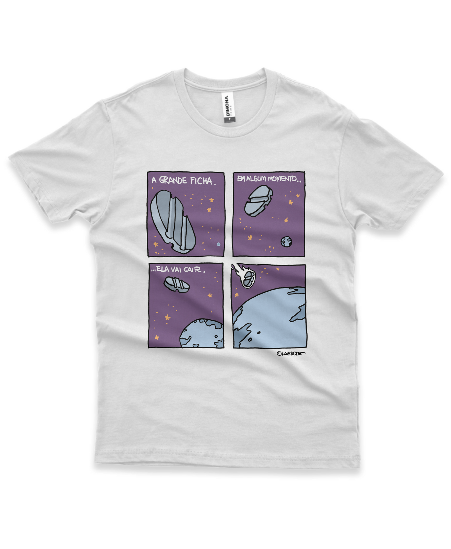 Camiseta A Grande Ficha Laerte