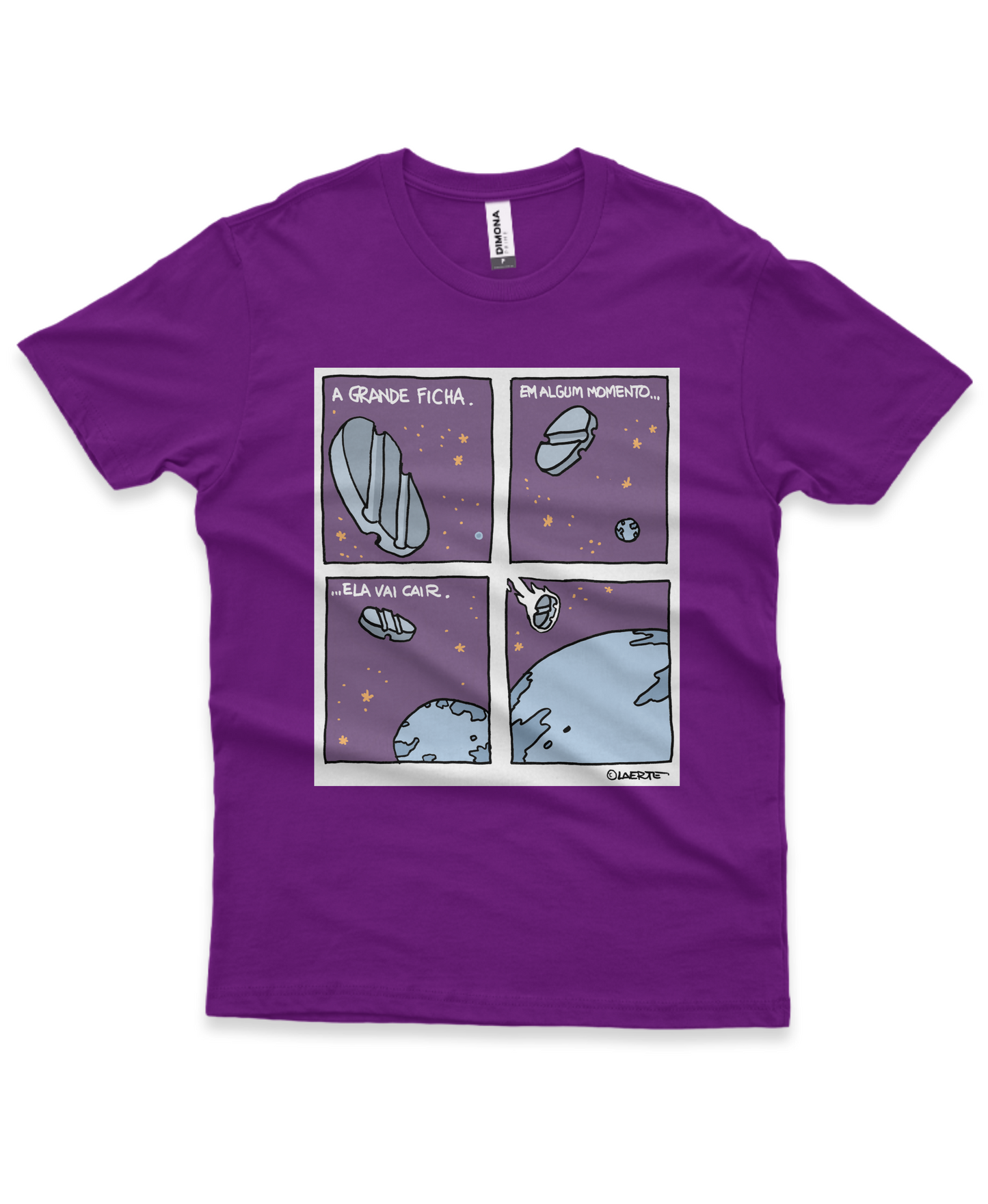 Camiseta A Grande Ficha Laerte