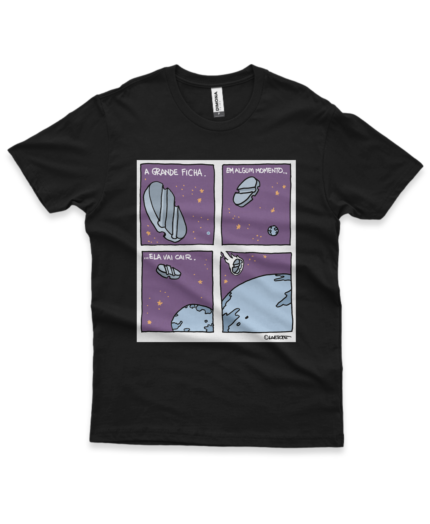 Camiseta A Grande Ficha Laerte