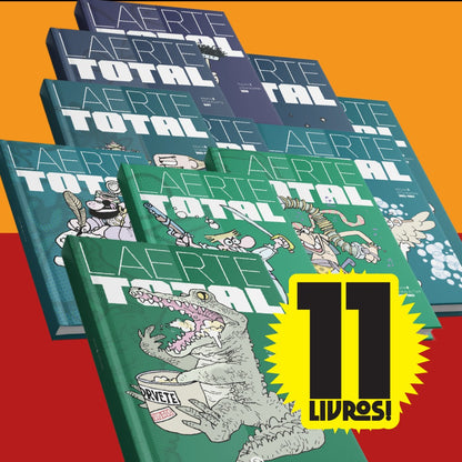 11 volumes Laerte Total Luxo