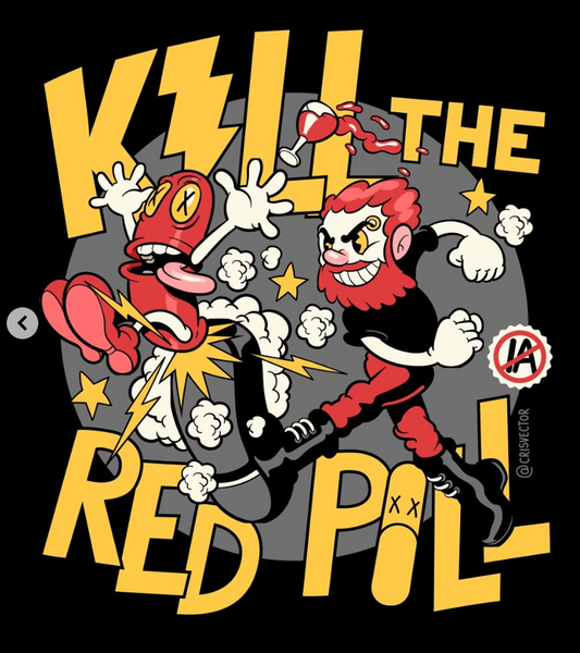 Camiseta "Kill the Red Pill"  Versão Menino - Cris Vector