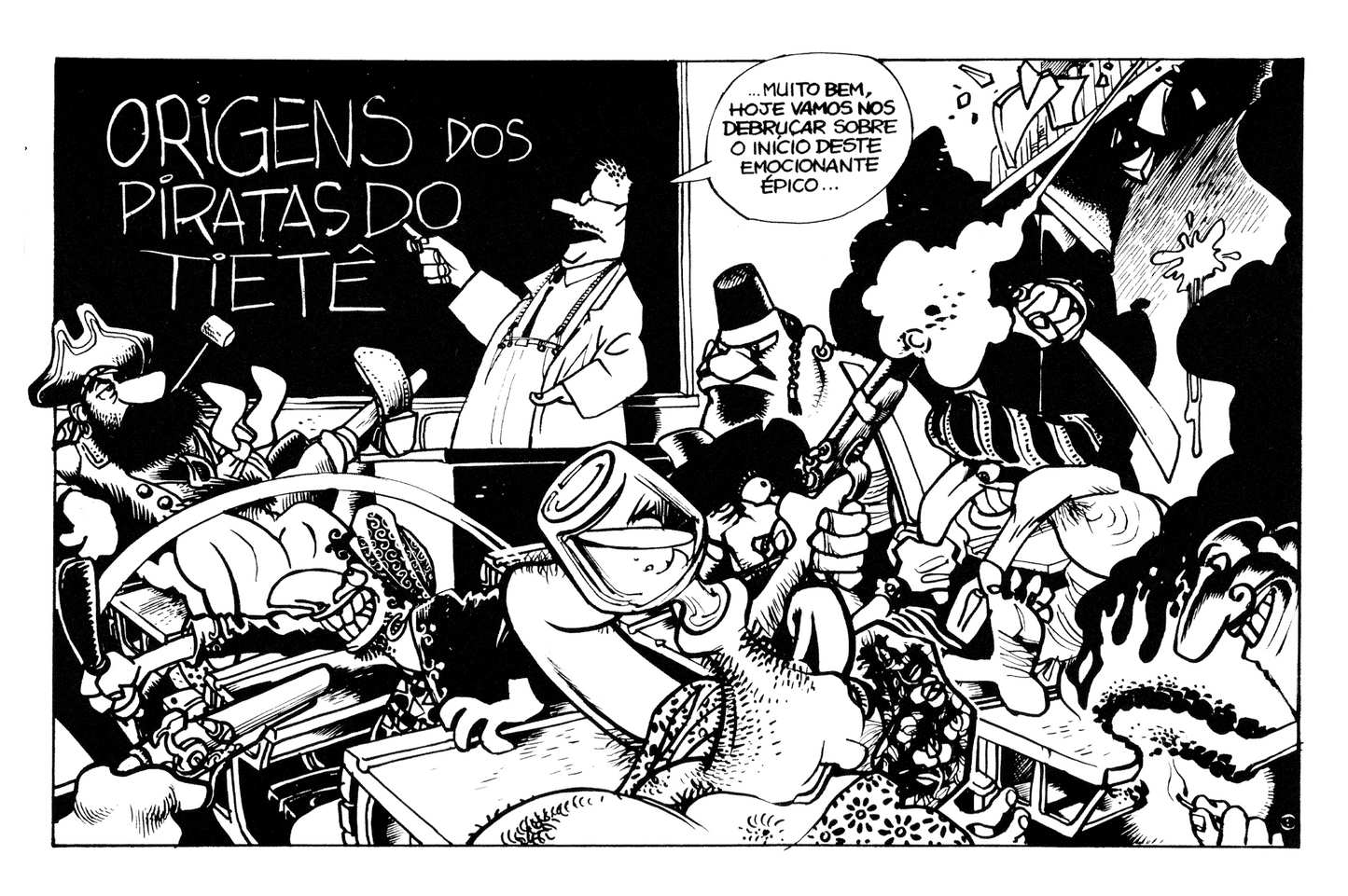 Laerte Luxo Total vol. 11 — Piratas do Tietê – 1993-1994(Capa Dura) - PRÉ-VENDA COM DESCONTO