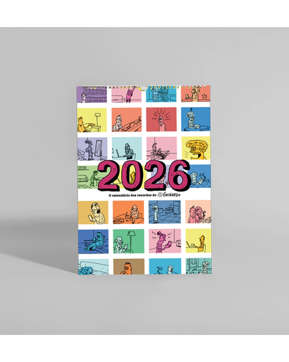 O Calendário dos Recordes de Galhardo - de Parede - Pré Venda