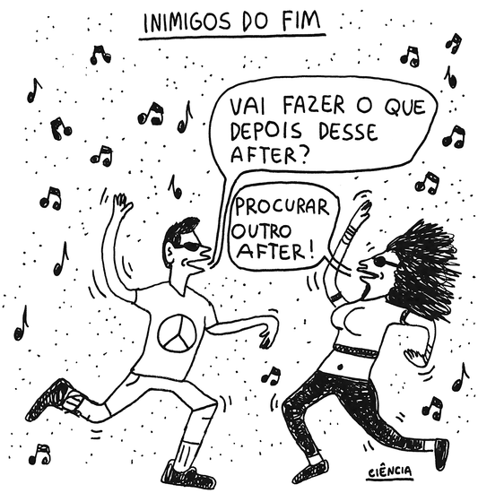 Camiseta "Inimigos do Fim" - Paulo Ciência