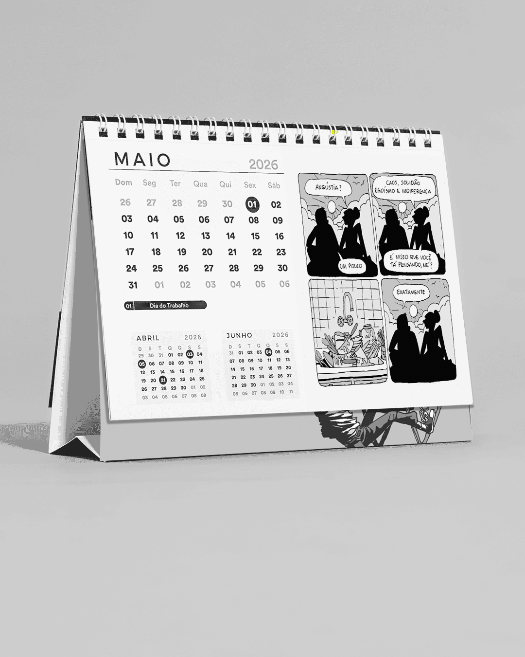 Desabamento Ornamental - Calendário de Mesa - Pré Venda