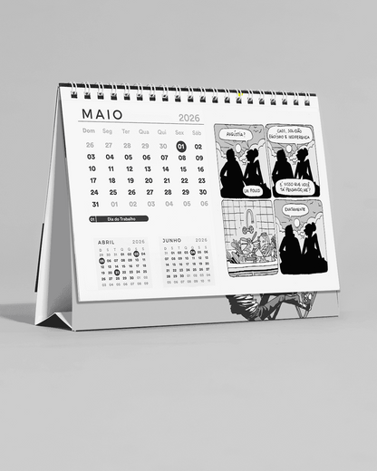 Desabamento Ornamental - Calendário de Mesa - Pré Venda