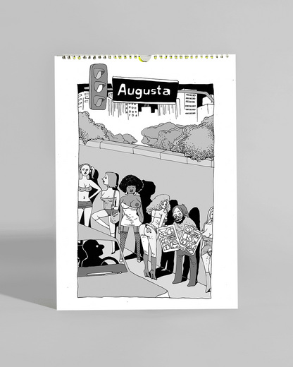 Desabamento Ornamental - Calendário de Parede - Pré Venda