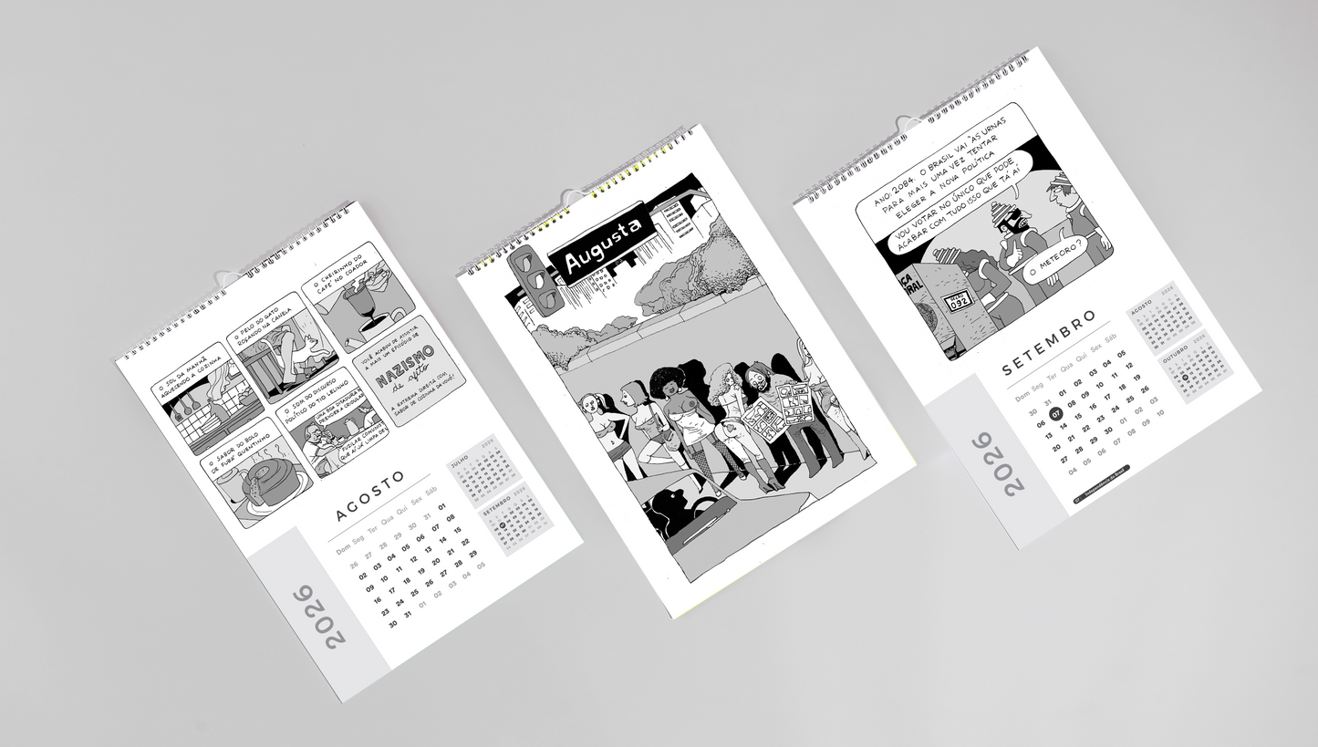 Desabamento Ornamental - Calendário de Parede - Pré Venda