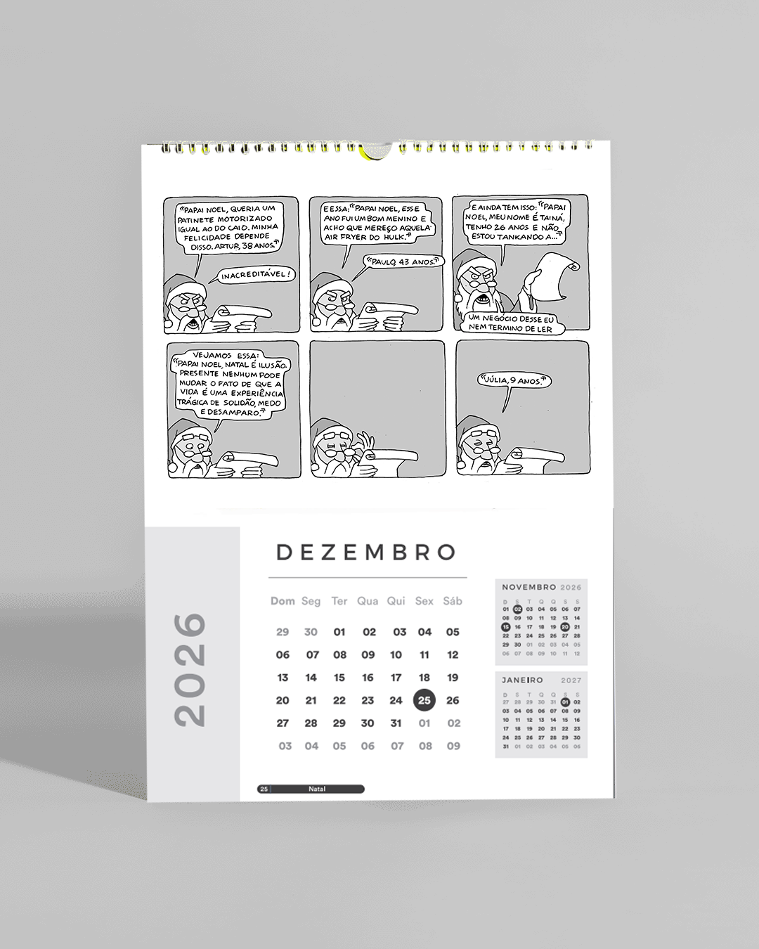 Desabamento Ornamental - Calendário de Parede - Pré Venda