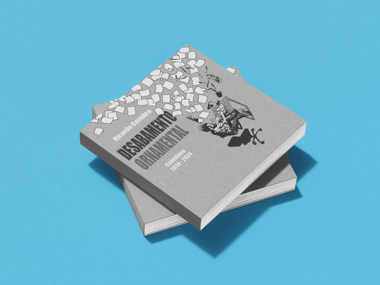 Desabamento Ornamental - 28 cm x 28 cm, Capa Couché, Miolo Offset - Ricardo Coimbra (Pré Venda) - Z•Stores