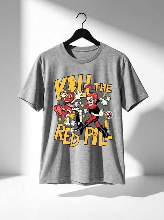 Camiseta "Kill the Red Pill"  Versão Menino - Cris Vector