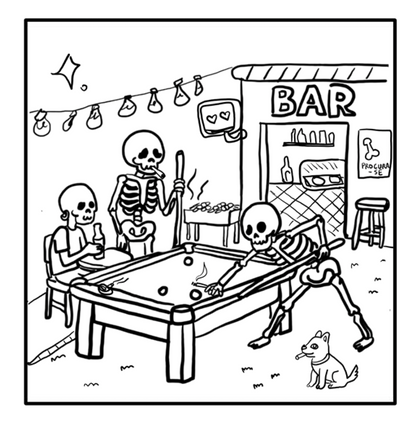 Bode Goods & Hell Goods - Samuel de Góis e Hell Ravani - Livro de Colorir
