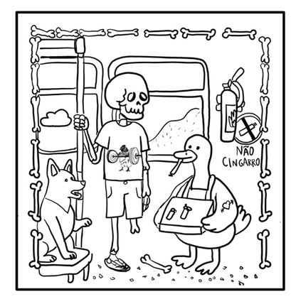 Bode Goods & Hell Goods - Samuel de Góis e Hell Ravani - Livro de Colorir
