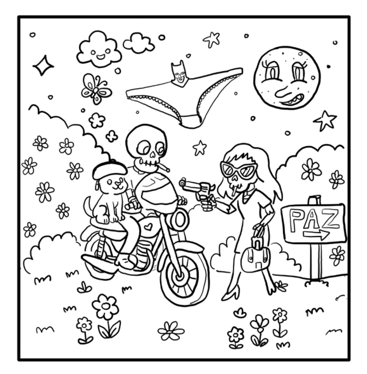 Bode Goods & Hell Goods - Samuel de Góis e Hell Ravani - Livro de Colorir