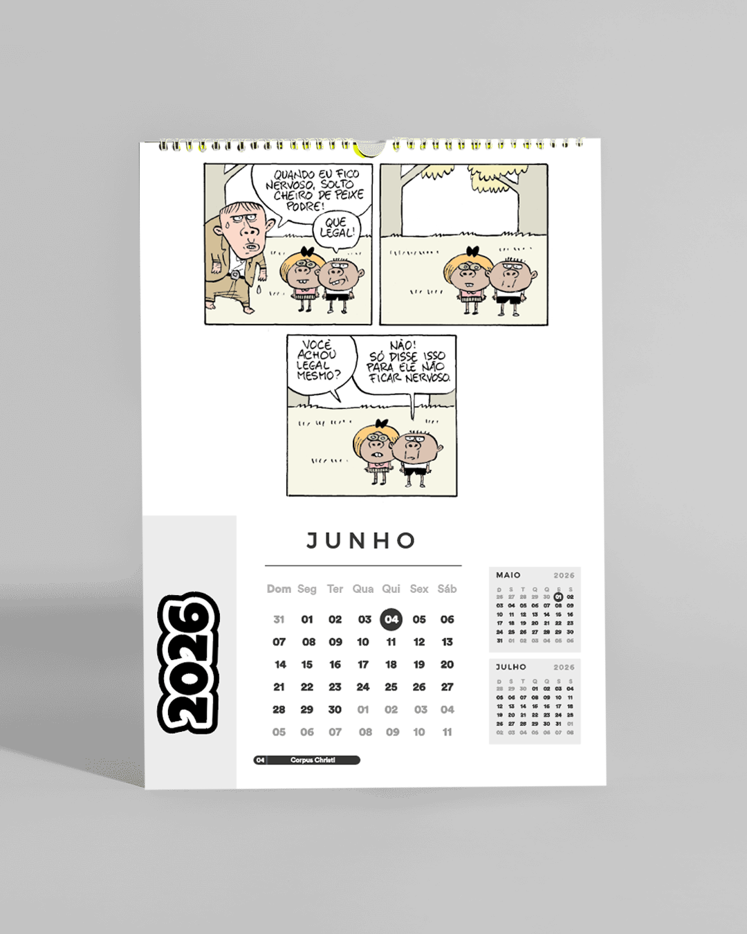 Calendário Astrológico do Níquel Náusea - de Parede - Pré Venda