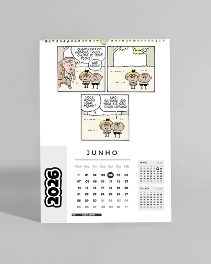 Calendário Astrológico do Níquel Náusea - de Parede - Pré Venda