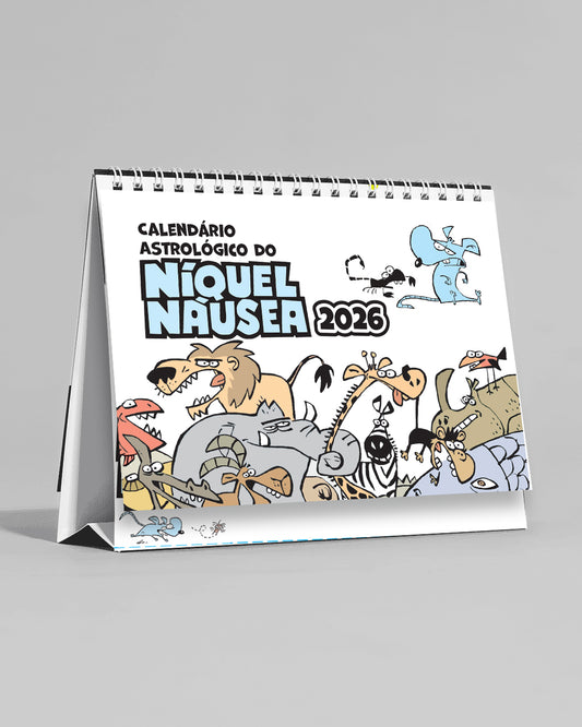 Calendário Astrológico do Níquel Náusea - de Mesa - Pré Venda