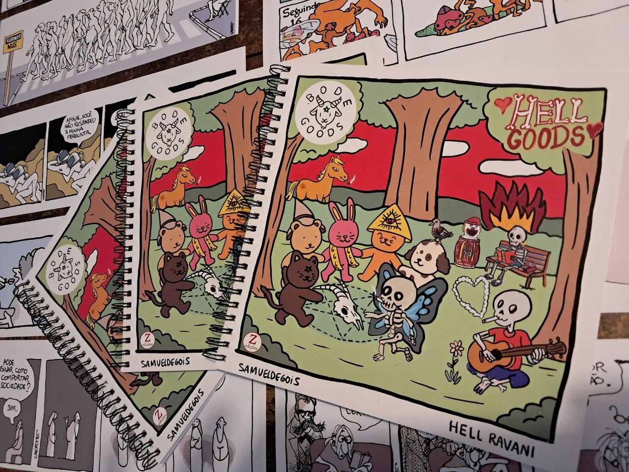 Bode Goods & Hell Goods - Samuel de Góis e Hell Ravani - Livro de Colorir